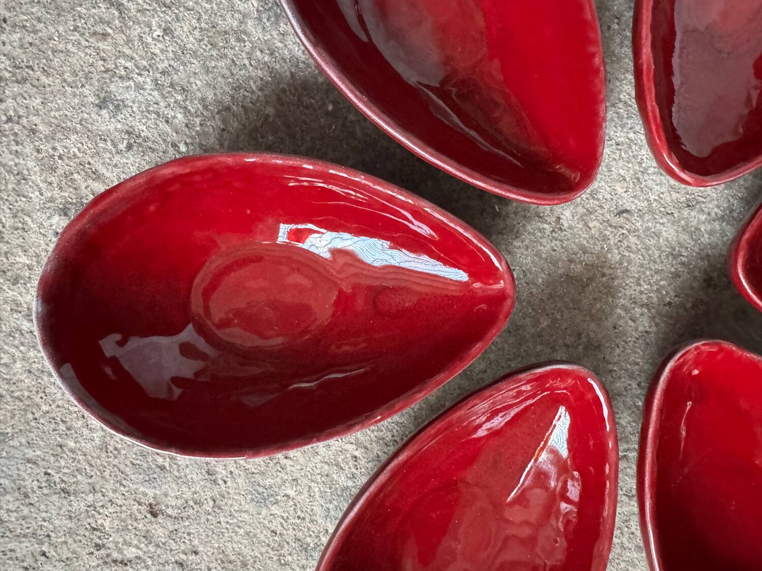 Ramequins en faïence de Charolles, années 70