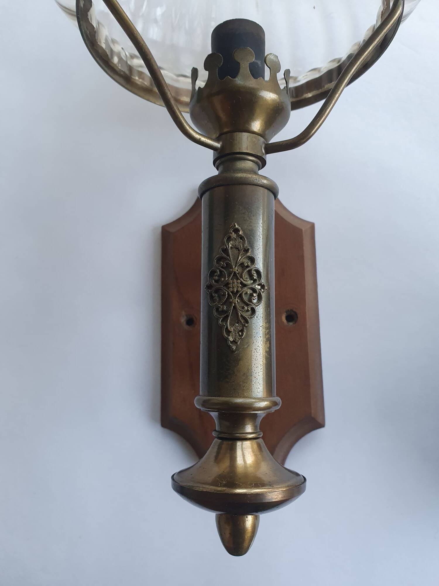 Pair of large vintage wall sconces