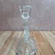 Antique pressed glass candlestick – Art Deco design