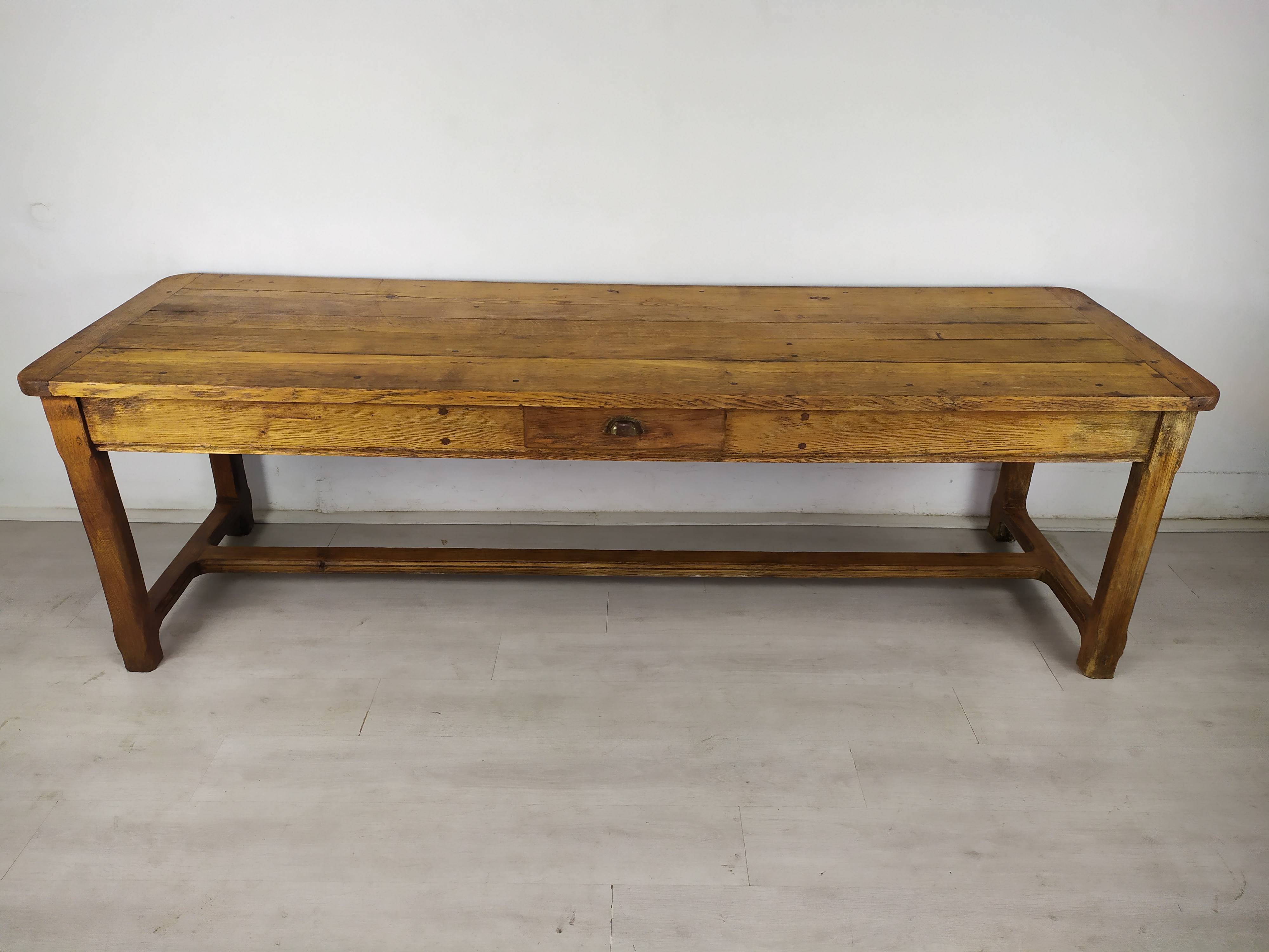 Oak farmhouse table