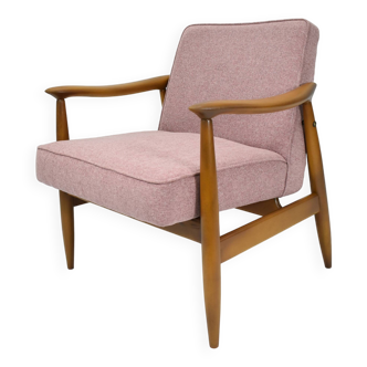 Original vintage armchair "CoCo", 1960s, fully restored, pink