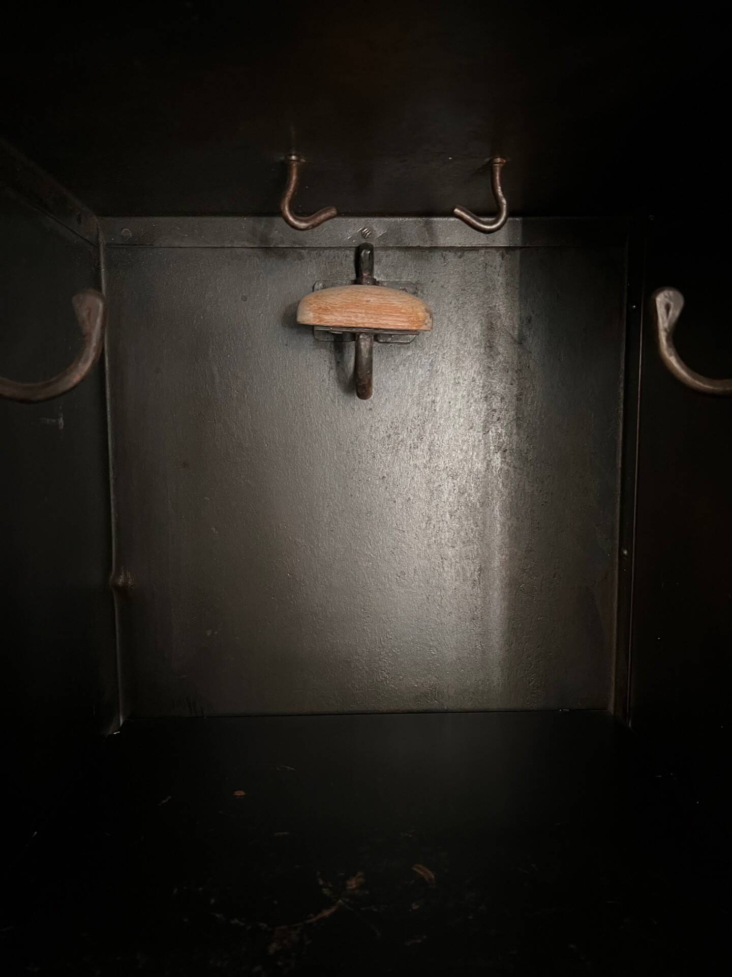 Double-door industrial locker room (circa 1920)