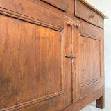 Jam cabinet, folk art furniture, oak, 19th century