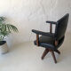Vintage Swivel Desk Armchair, 1940s