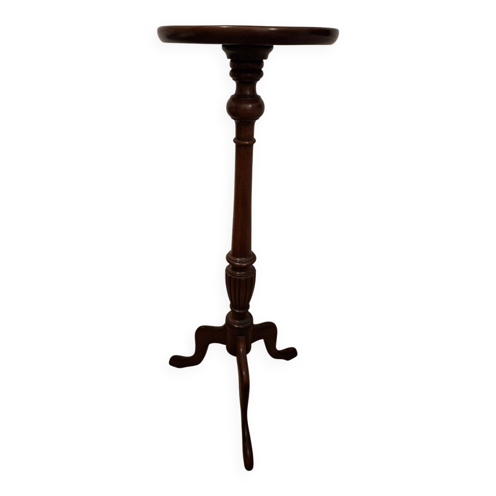 High English guéridon/side table in mahogany.