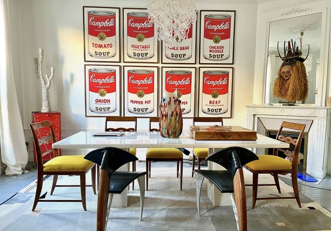 Chairs, set of 6 Paolo Buffa chairs by Mario Quarti