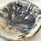 Glazed ceramic cup – Deer in the forest – Incised decoration and free form