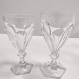 Ensemble postmoderne de dix-huit verres à boire en cristal massif par Kosta Boda, Suède