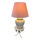 Lamp and lamp base in cracked porcelain le dauphin