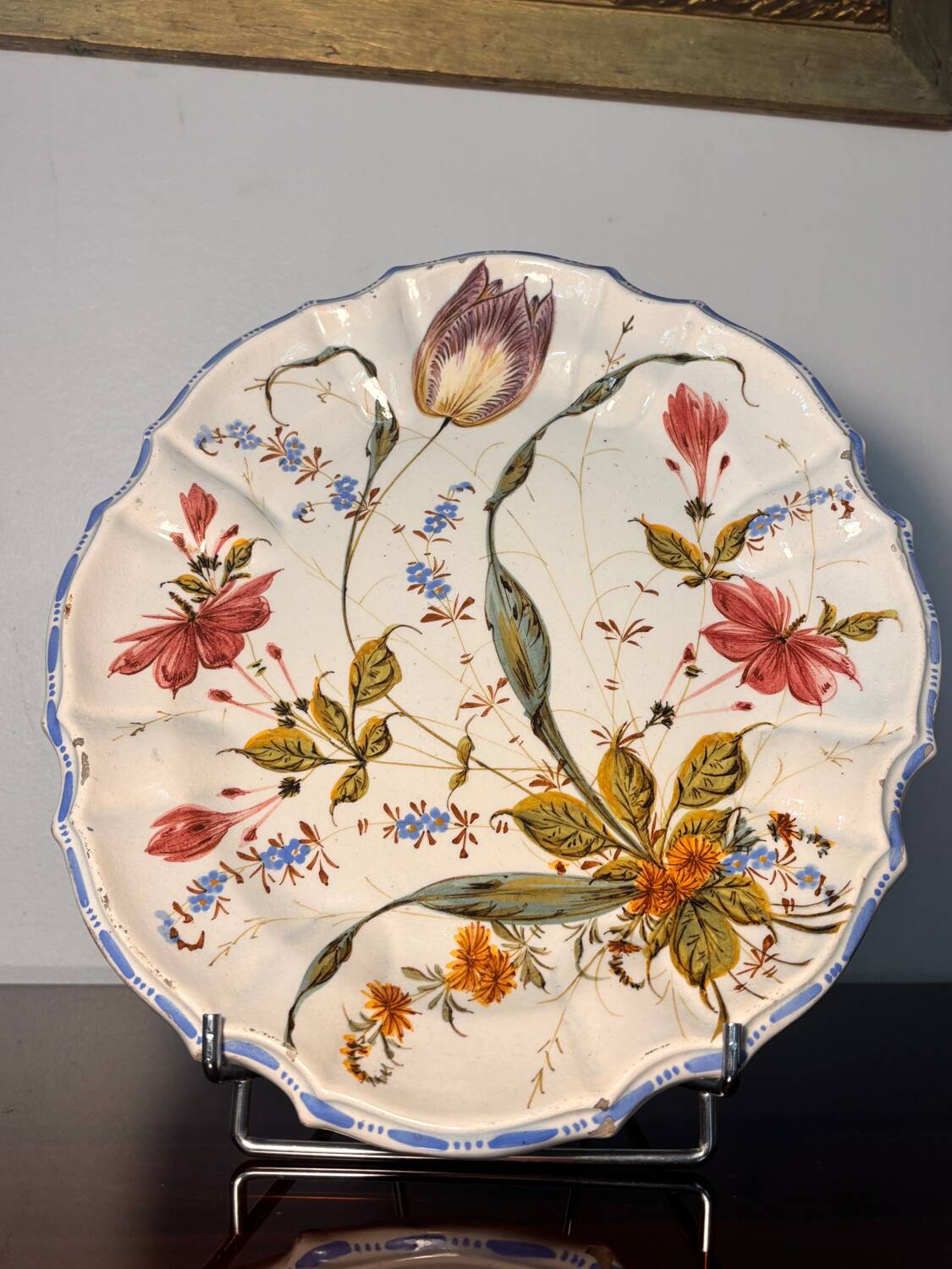 Assiette Nove L’Italie début 20eme
