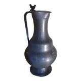 Large pewter pitcher