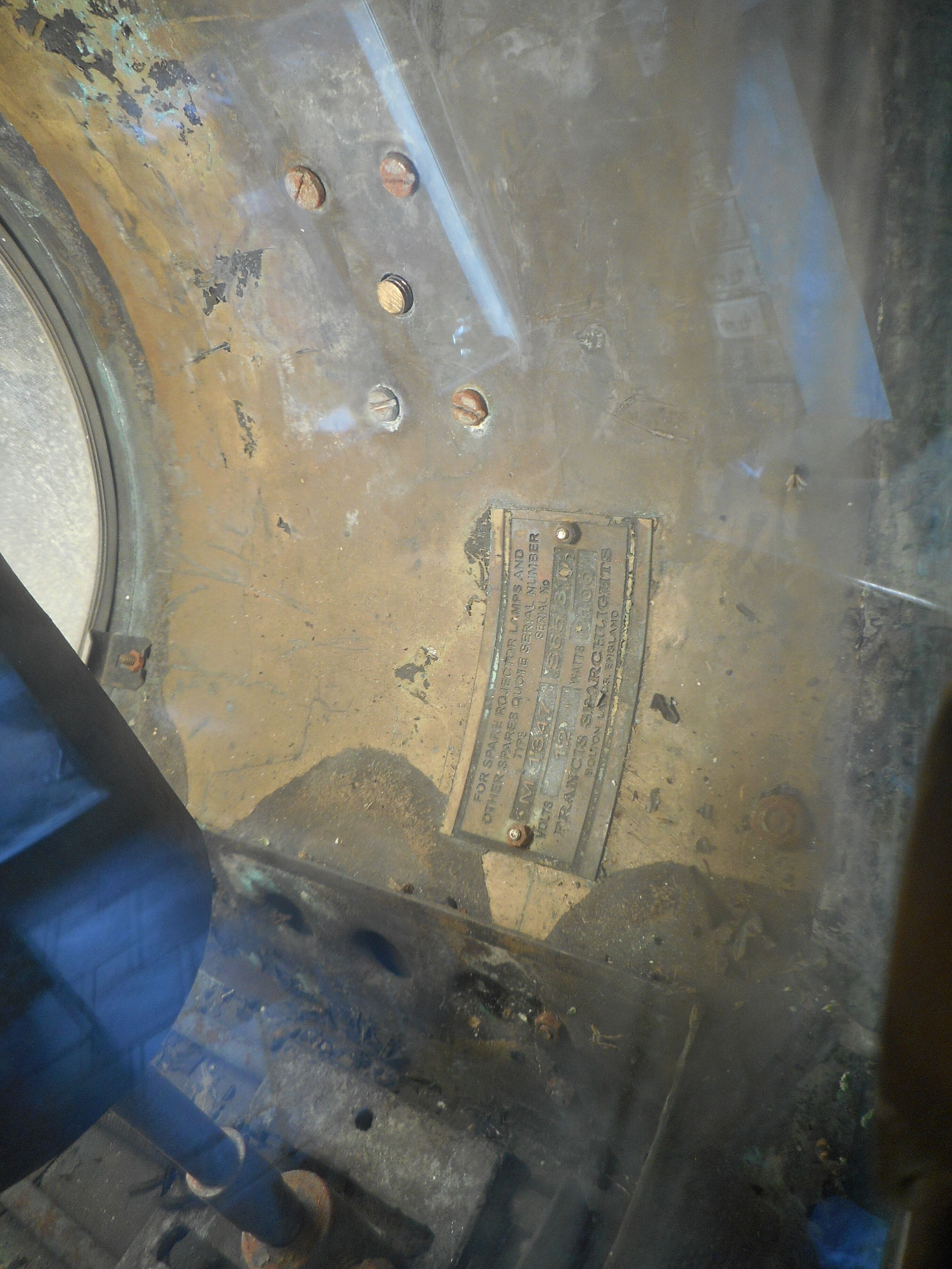 Marine 1930 Ship Deck Projector Francis Searchlights