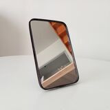 Vintage barber style tabletop mirror