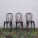 3 chaises de bistrot Fischel bois courbé