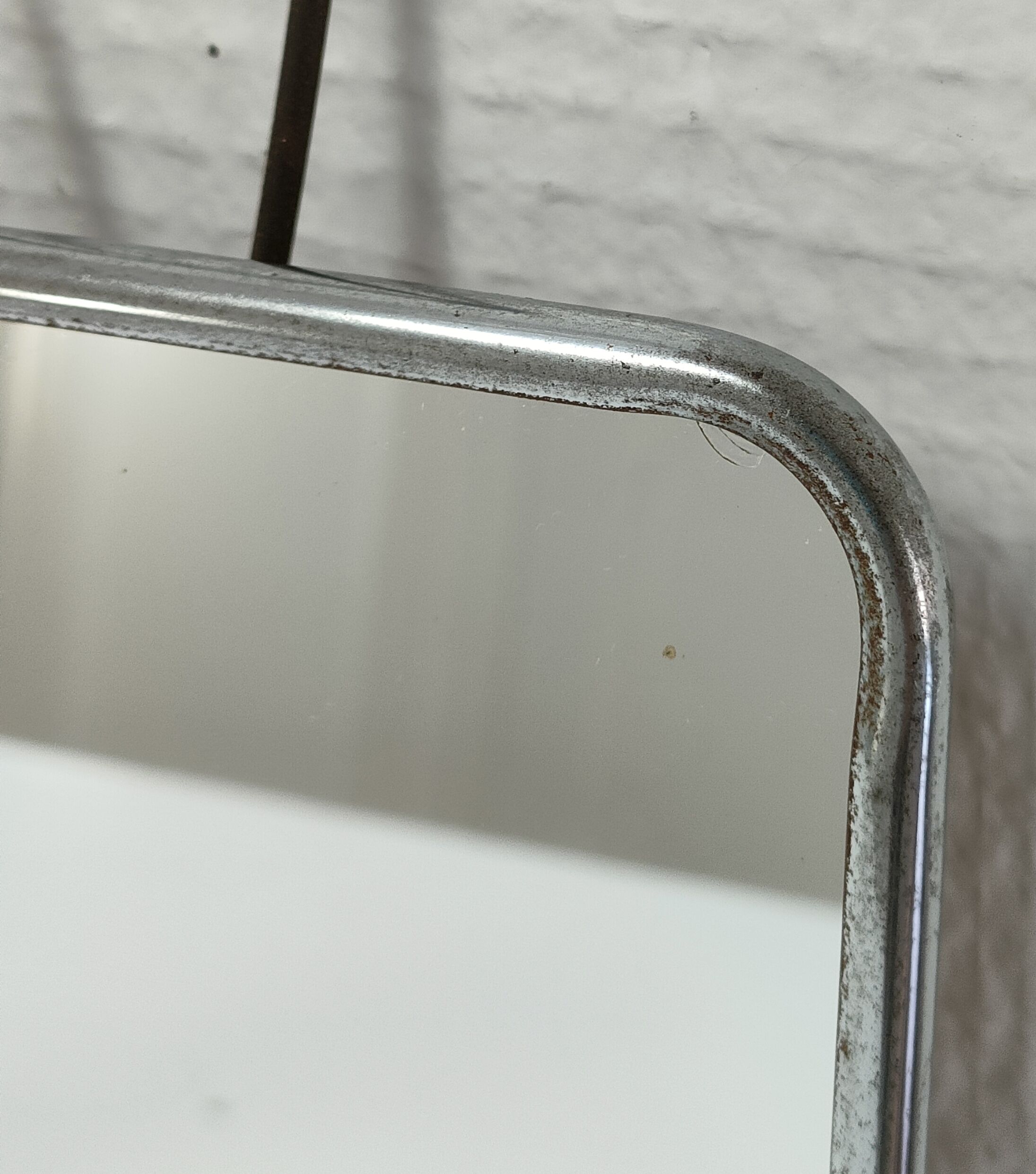 three barber mirrors metal frame early to middle XXth