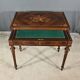 Marquetry system table, louis xvi style – 2nd half of the 19th century