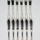 Christofle – Set of 12 silver-plated fish knives, “Spatours” model