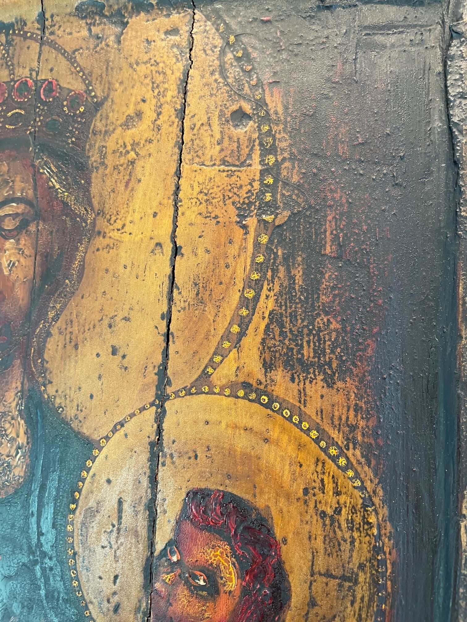 Russian orthodox Mother of God icon