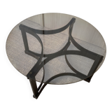 Glass & wood coffee table - Ingmar Relling