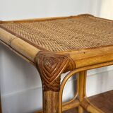 Table d'appoint en rotin