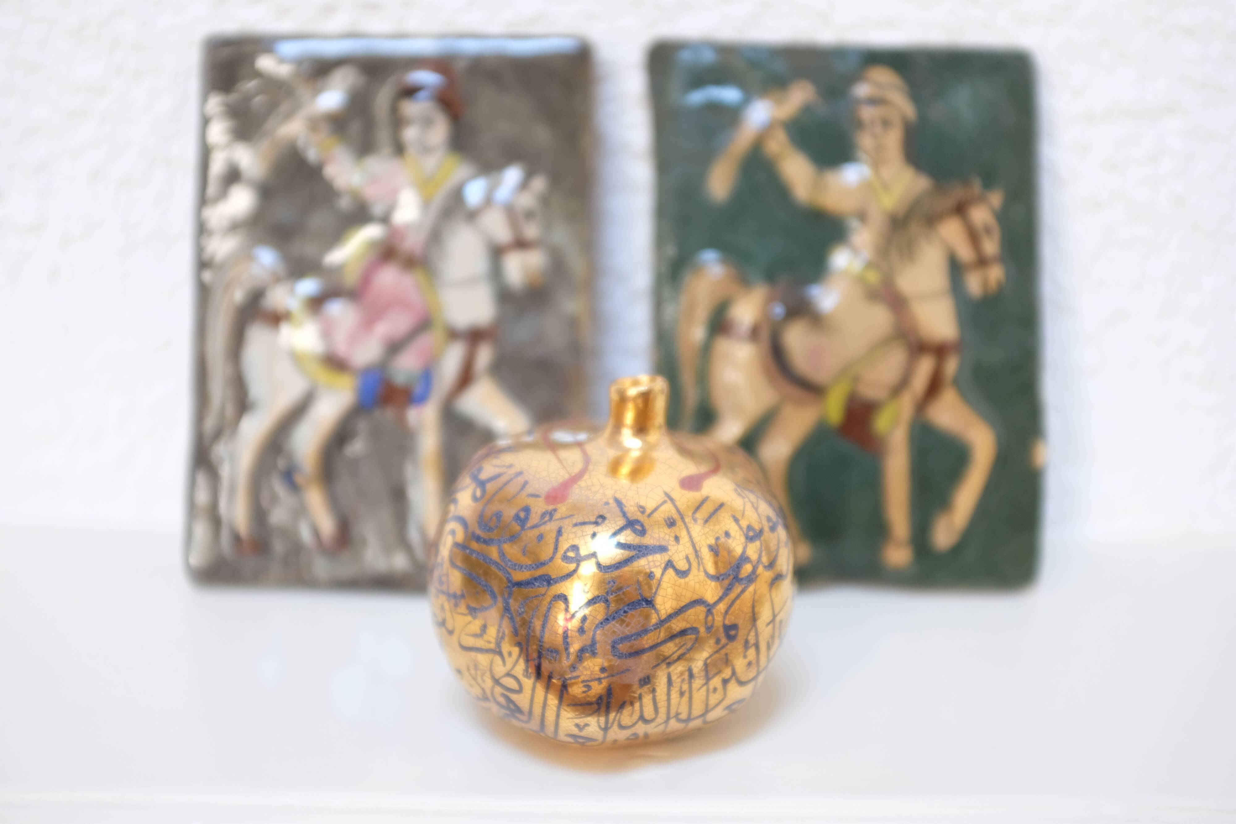 Keyvan Fehri ceramics for India Mahdavi - Iran