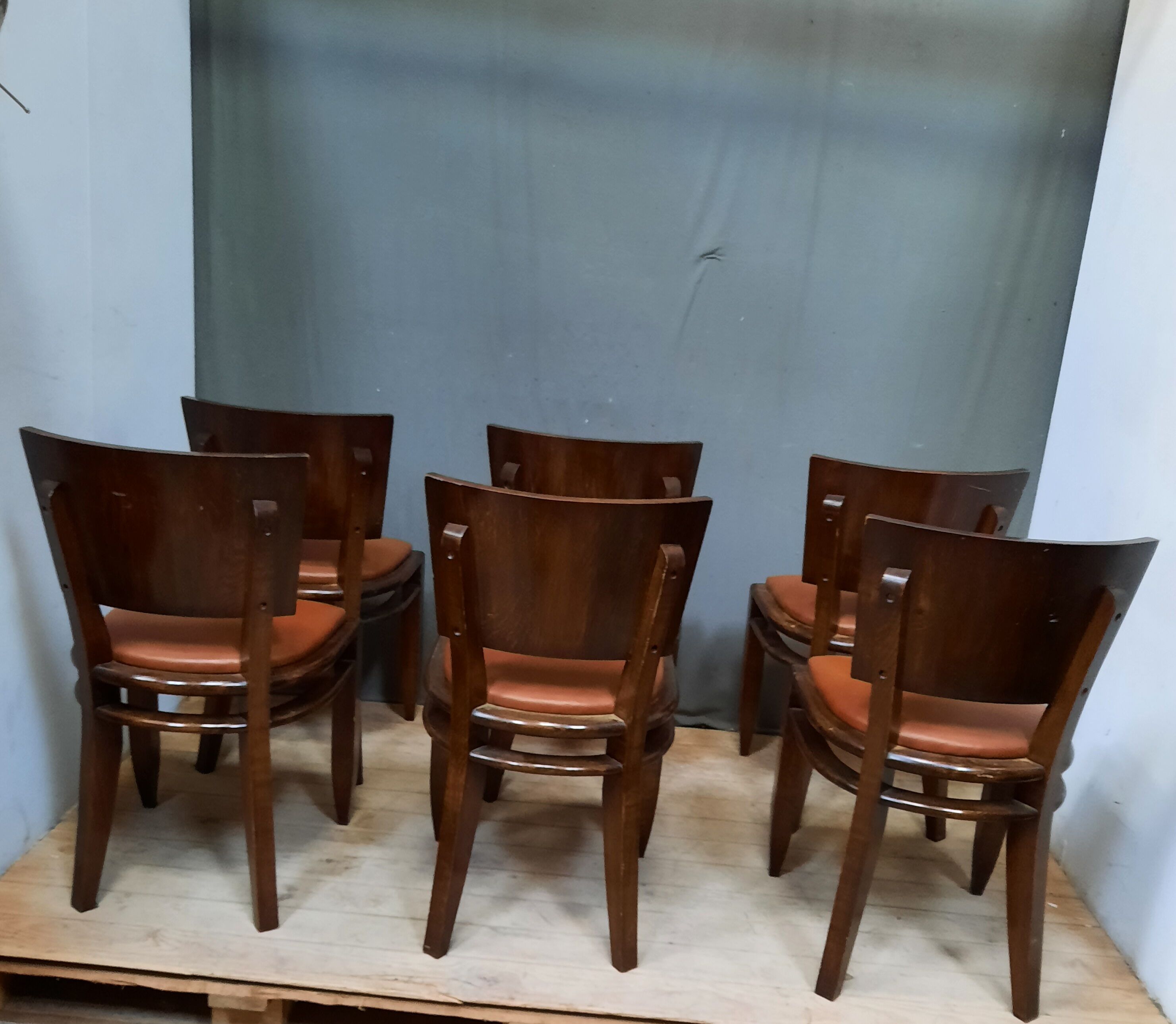Series of 6 chairs year 1930