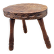 Oval tripod stool worked