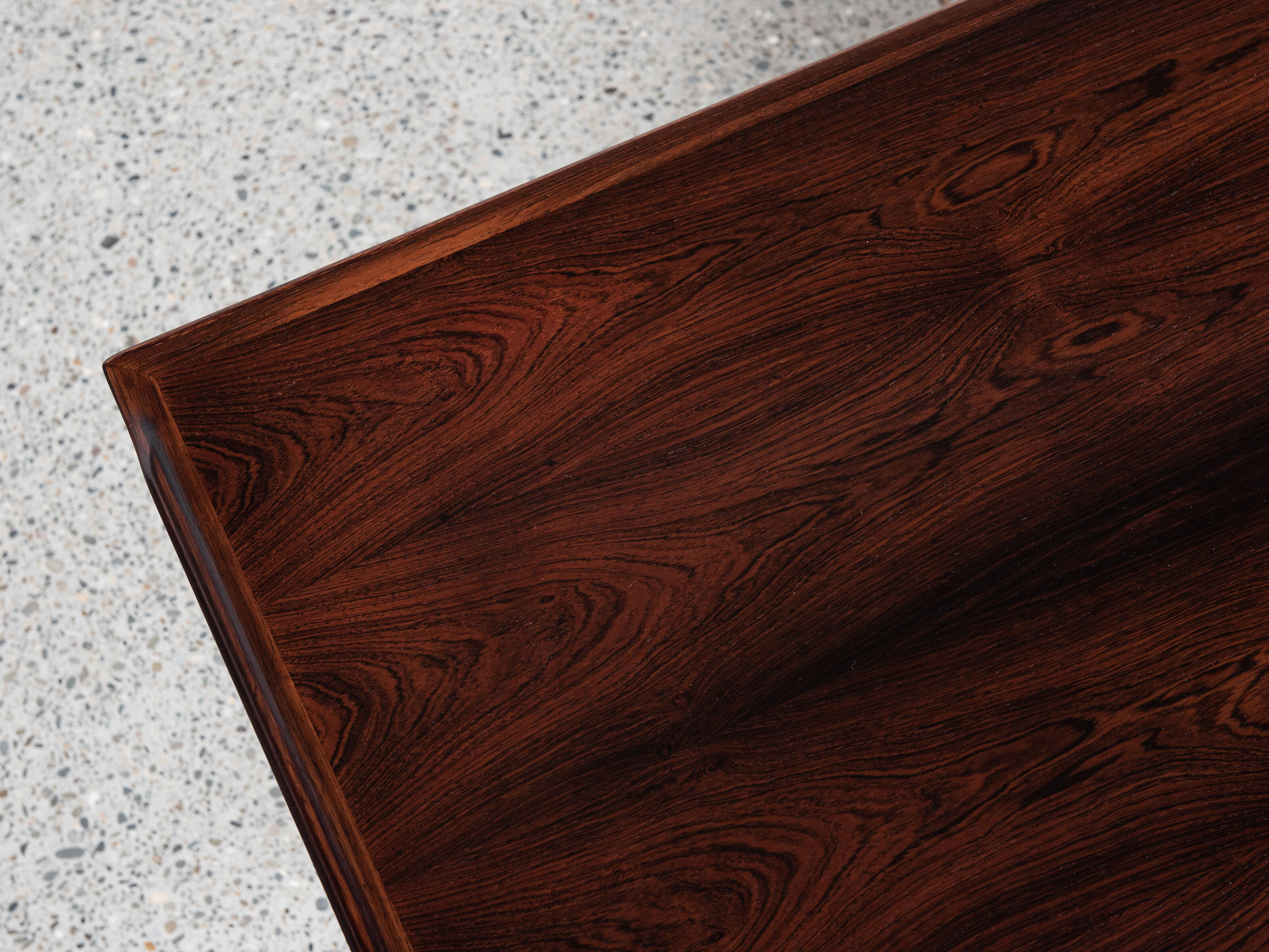 Midcentury Danish desk in rosewood by Arne Vodder for Sibast 1960s