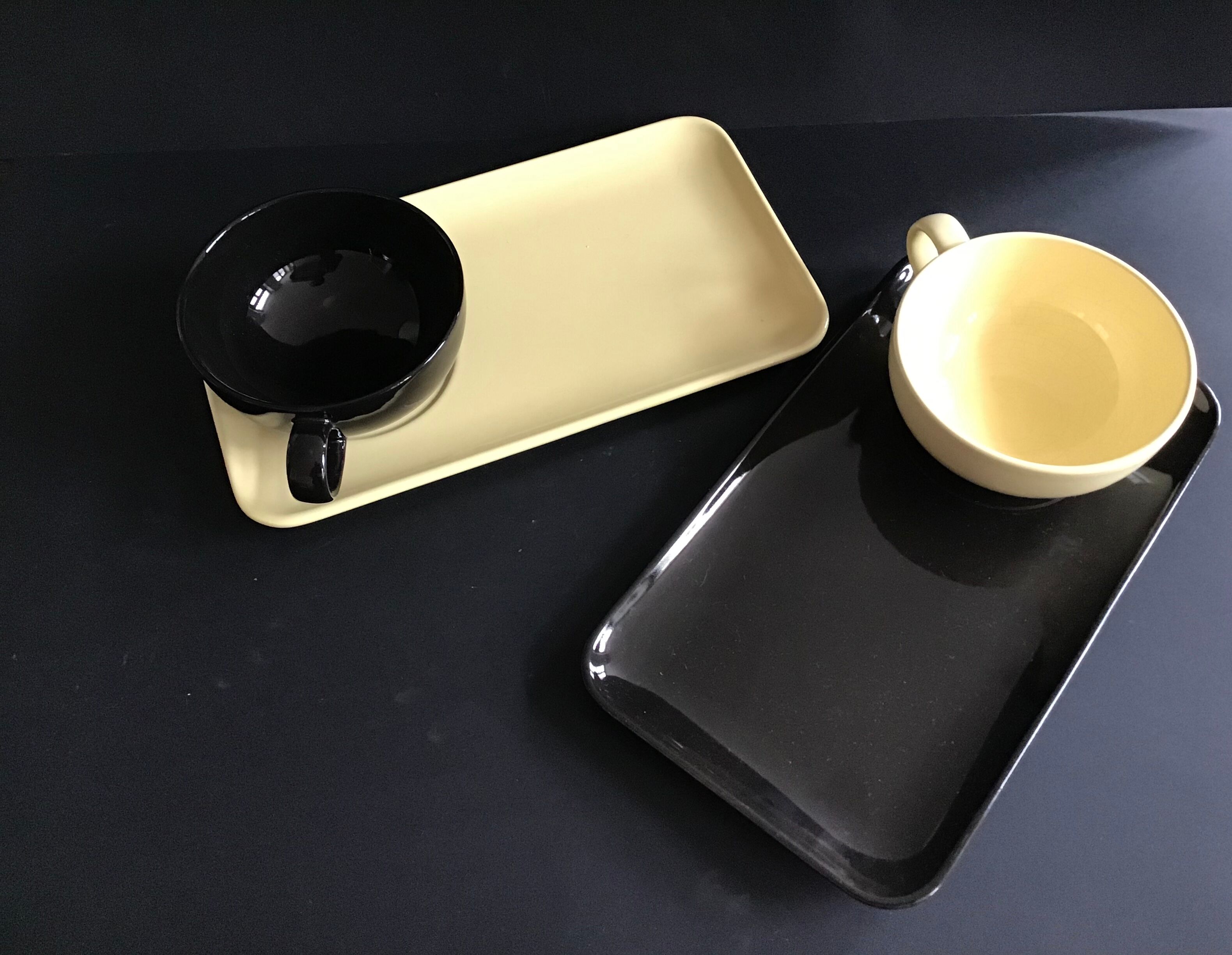 Pair of lunches marked Salins baths