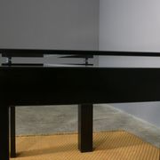 Table with rectangular top in tempered glass 1970 - Alias Italy