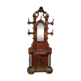 Vestiaire porte manteau Louis XV en chêne