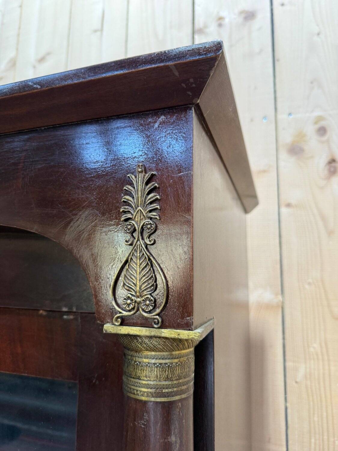 Empire Showcase Library – Mahogany & Gilded Bronzes