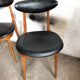 Ensemble de 4 chaises vintage Baumann Licorne