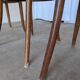 Set of 6 Bentwood Dining Chairs with Cane Seat / Bistro Thonet Style Chairs