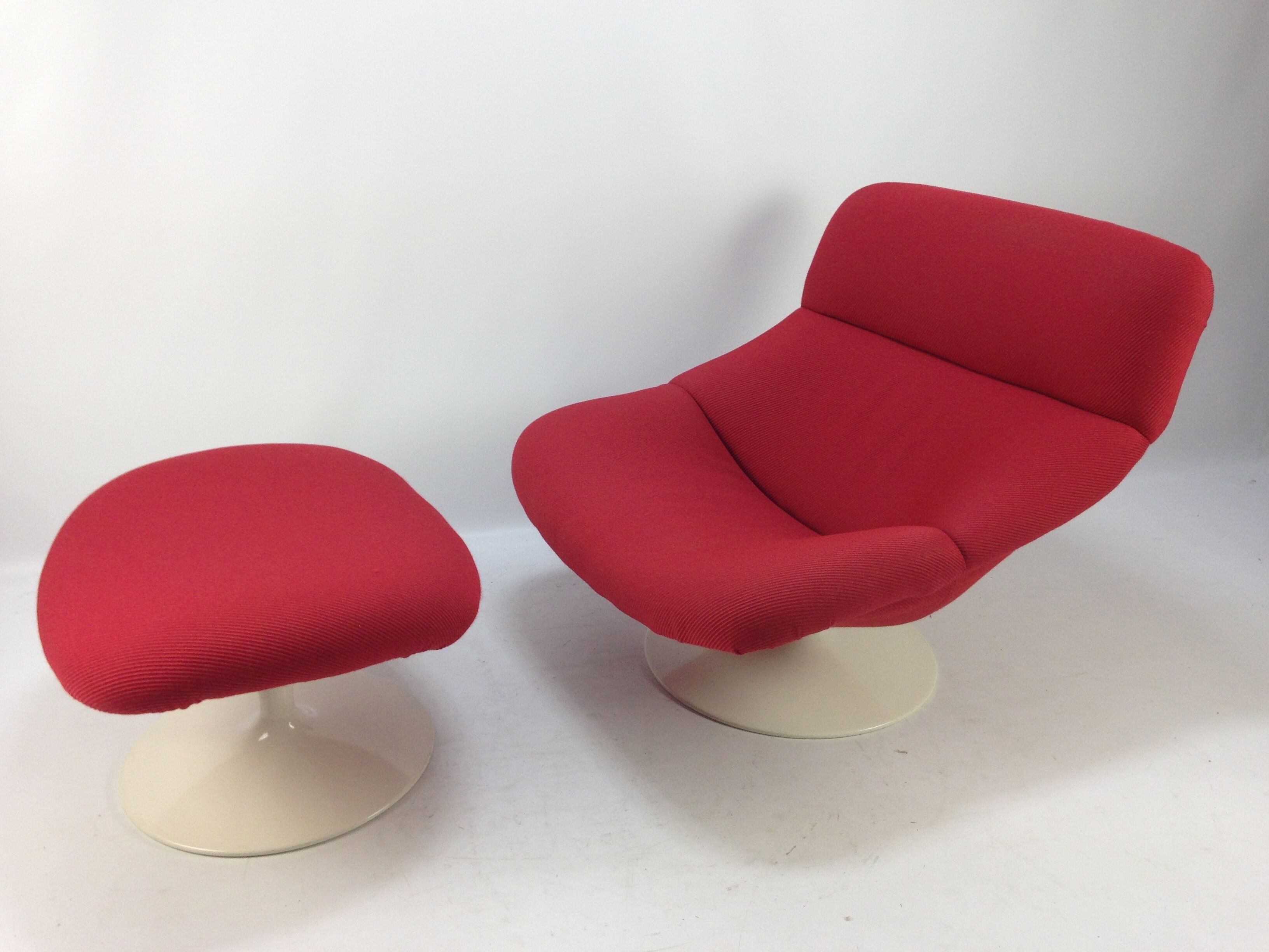 F518 armchair with ottoman by Geoffrey Harcourt for Artifort, 70s