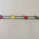 Vintage wall coat rack
