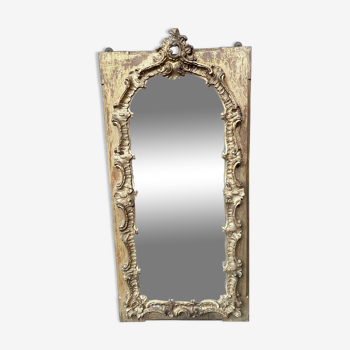 Miroir fin XVIIIème, 74x35 cm