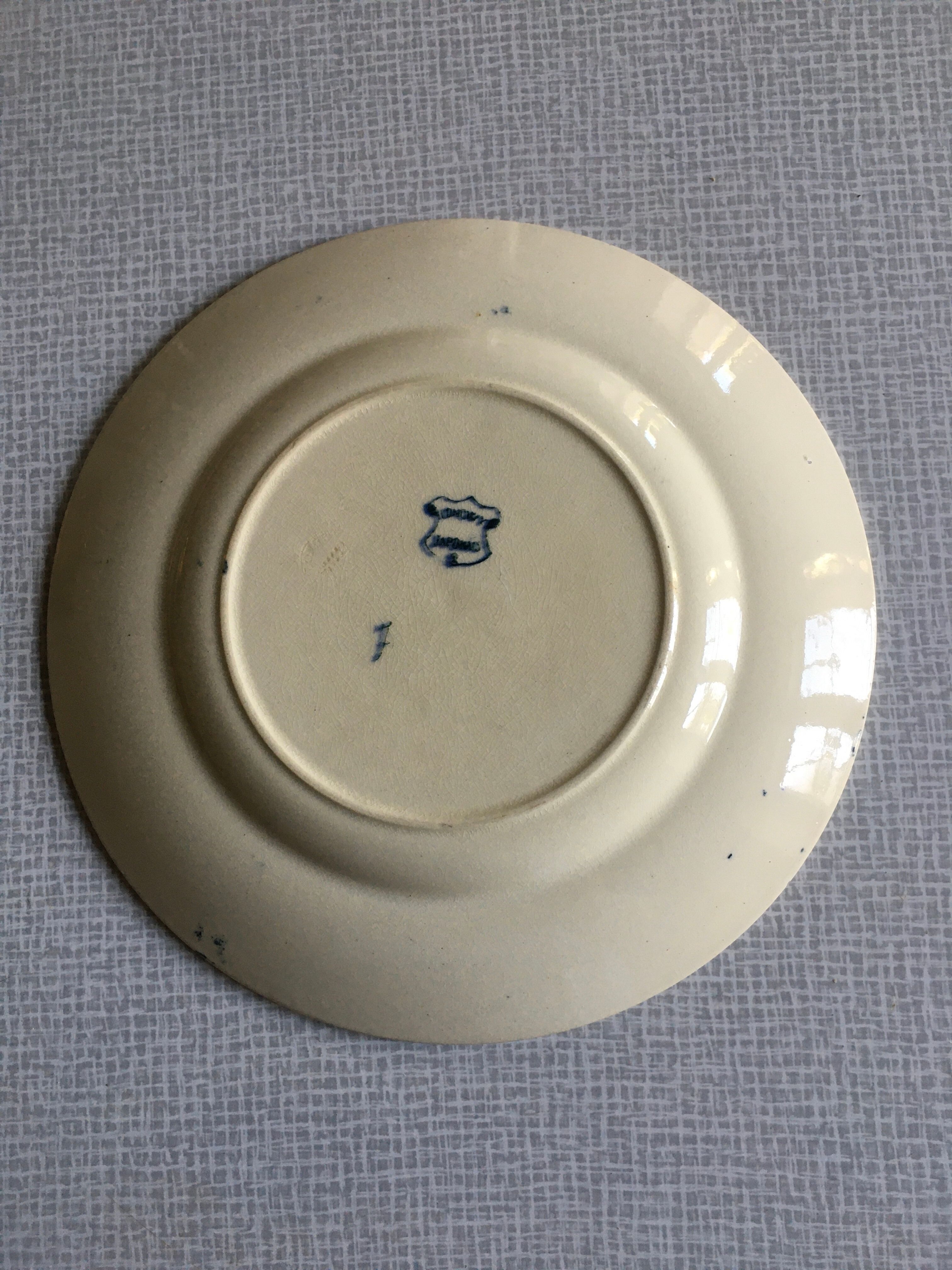 Japanese Longwy plate