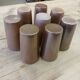 8 glazed stoneware mugs/cups