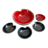 Vintage ceramic service by Fernand Elchinger