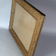 Old frame Art Nouveau décor wood stucco 51x41 foliage 40x30 cm