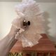 Pink Clichy glass tilting wall light