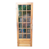 Porte vitrée ancienne en bois