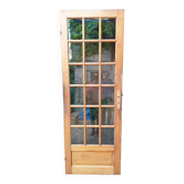 Porte vitrée ancienne en bois