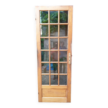Porte vitrée ancienne en bois