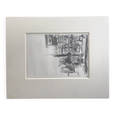 Pascale hemery, untitled, 1998. graphite drawing signed in pencil