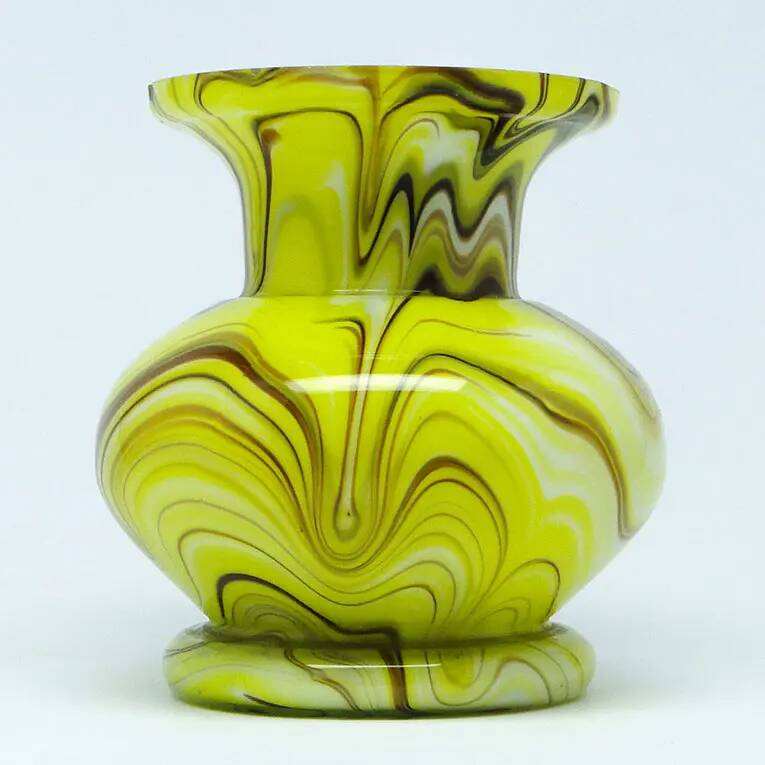 Art Deco vase, glass, Czechoslovakia, 1930s