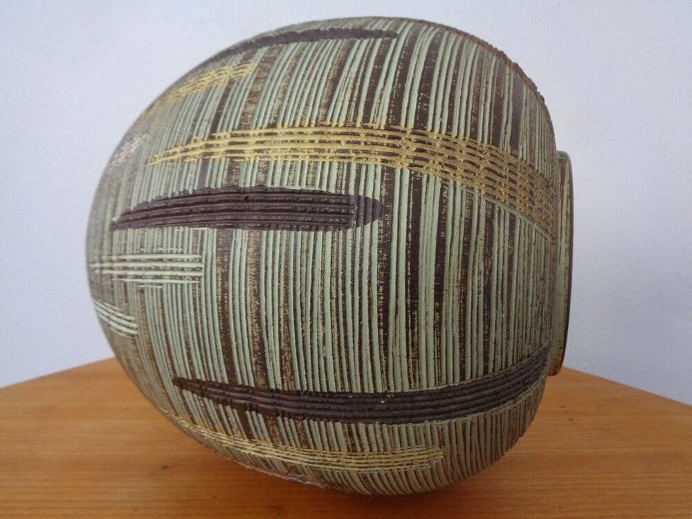 Large German ceramic floor vase, 1960s