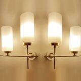 Pair of vintage architectural wall lights, 1960s