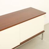 Enfilade Airborne with lacquered sliding doors, France, 1960s